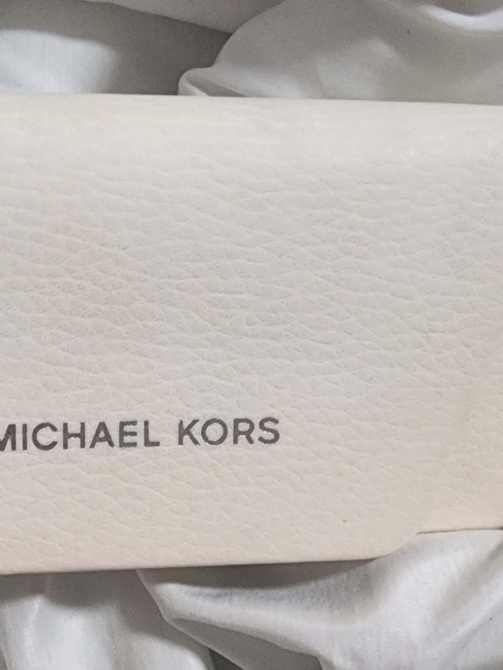 Michael Kors Tortoise Shell Sunglasses with Cream Case